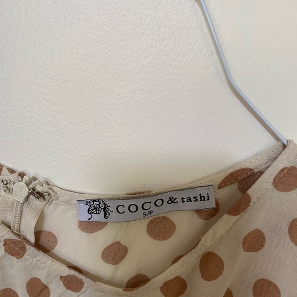 Polka dot mini dress small - Picture 3 of 3